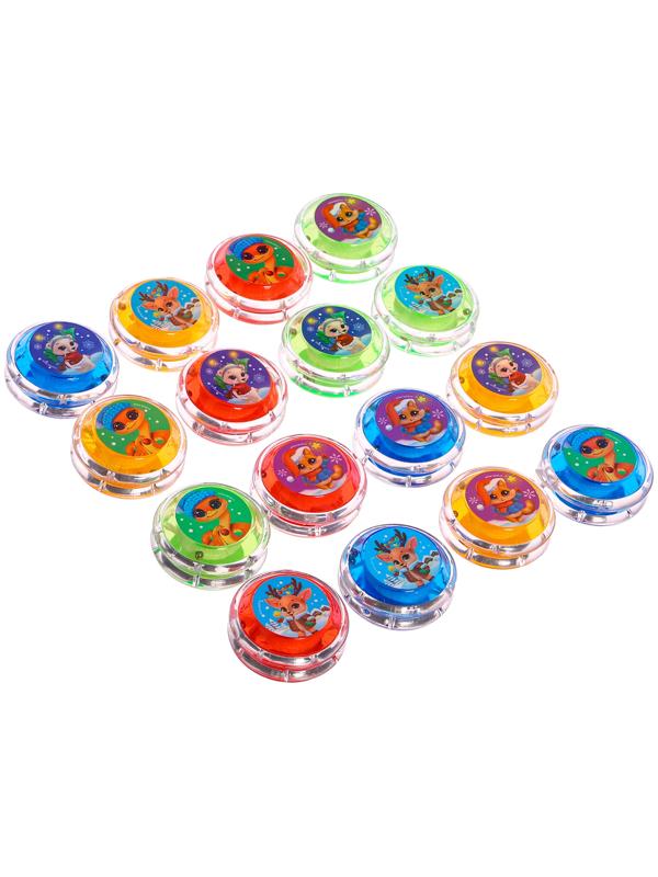 Йо-Йо «Веселый Новый год», змейка, d=5.5 см, МИКС