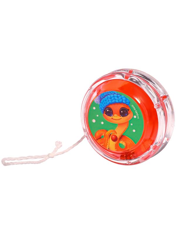 Йо-Йо «Веселый Новый год», змейка, d=5.5 см, МИКС