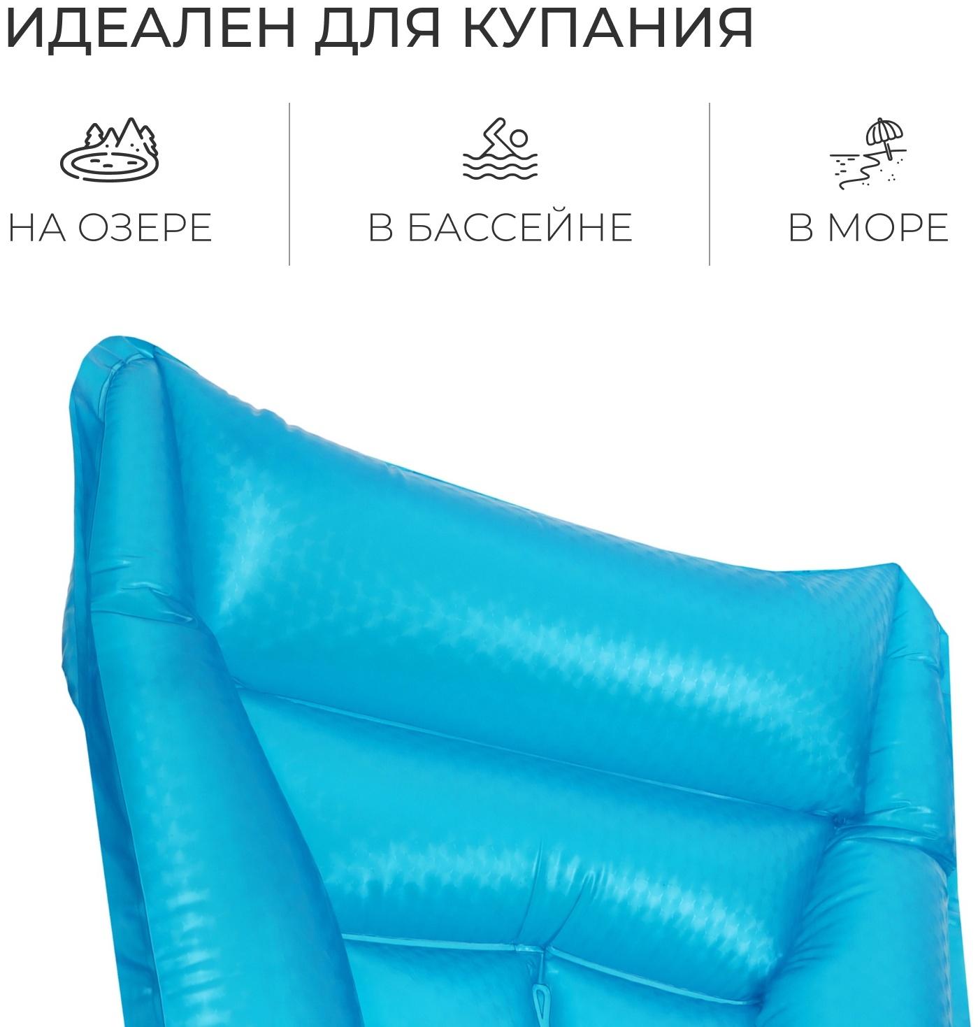 Матрас для плавания «На волне», надувной, 175 х 73 см