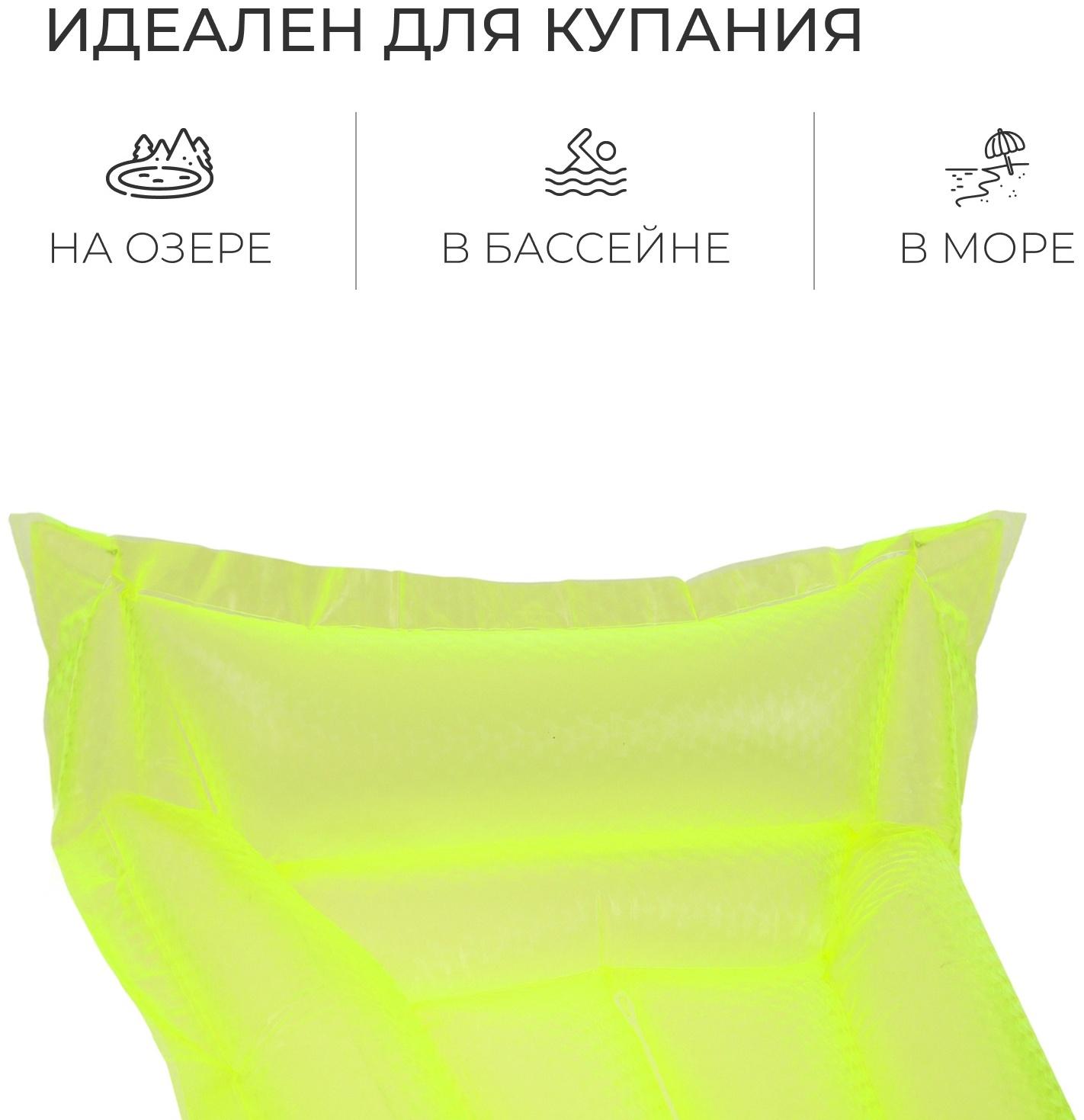 Матрас для плавания «На волне», надувной, 175 х 73 см