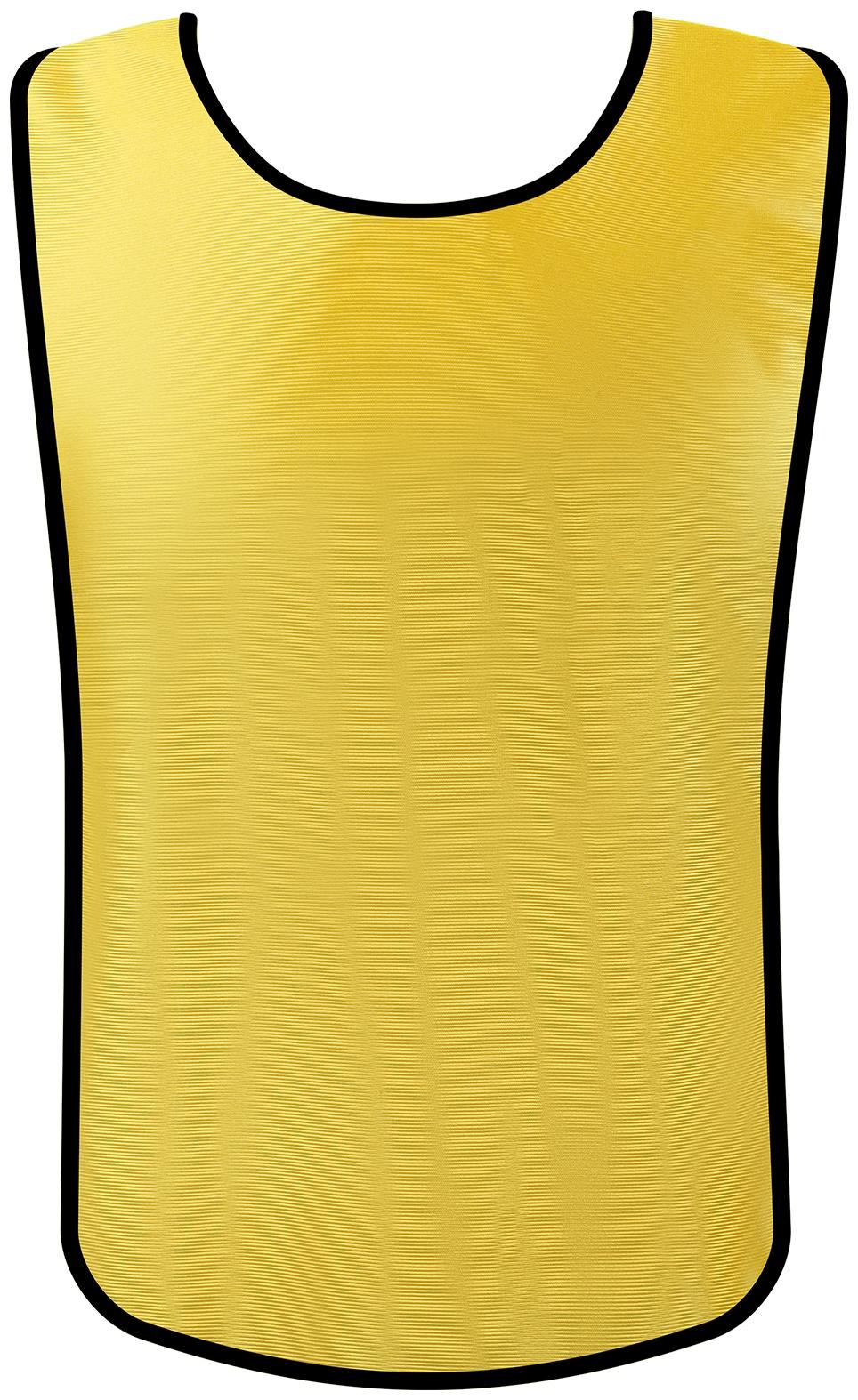 Манишка футбольная на резинке ONLYTOP, р. 50-56, цвет жёлтый