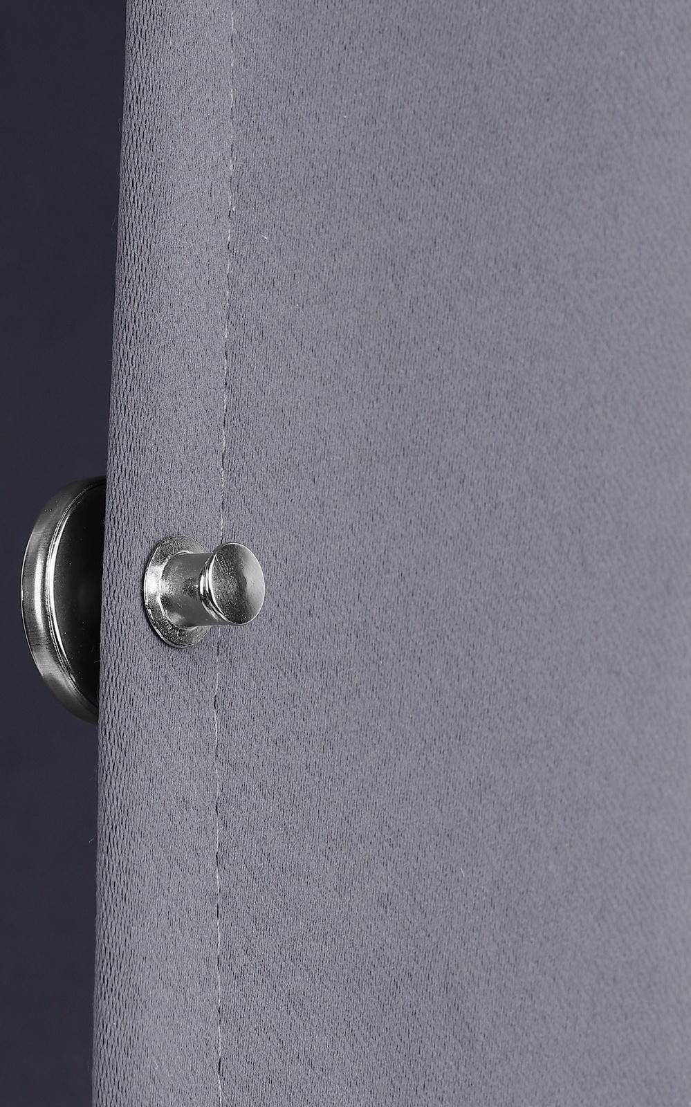 Подхват для штор «Магнитная кнопка», на прокол, d=2 см, 2 шт