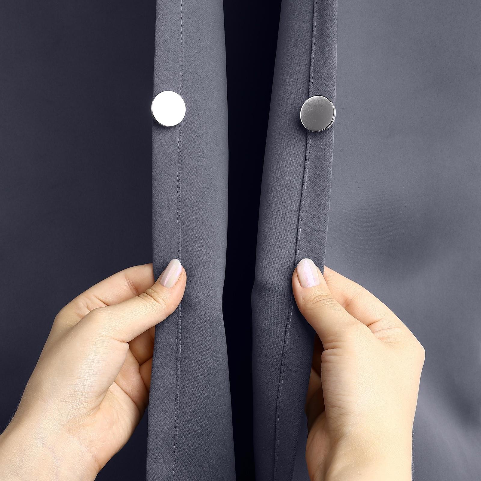 Подхват для штор «Магнитная кнопка», на прокол, d=2 см, 2 шт