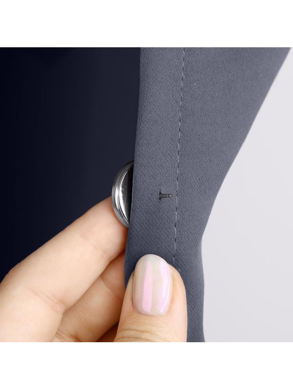 Подхват для штор «Магнитная кнопка», на прокол, d=2 см, 2 шт