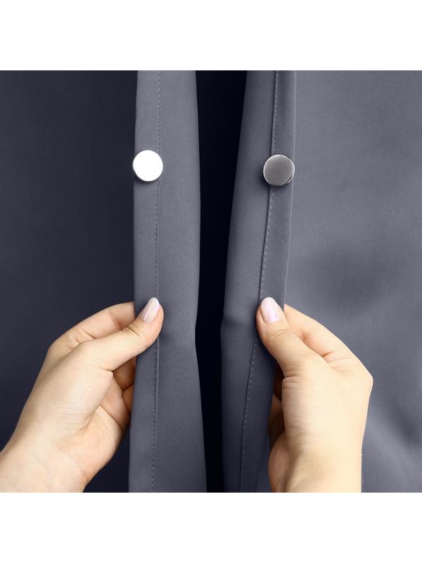 Подхват для штор «Магнитная кнопка», на прокол, d=2 см, 2 шт