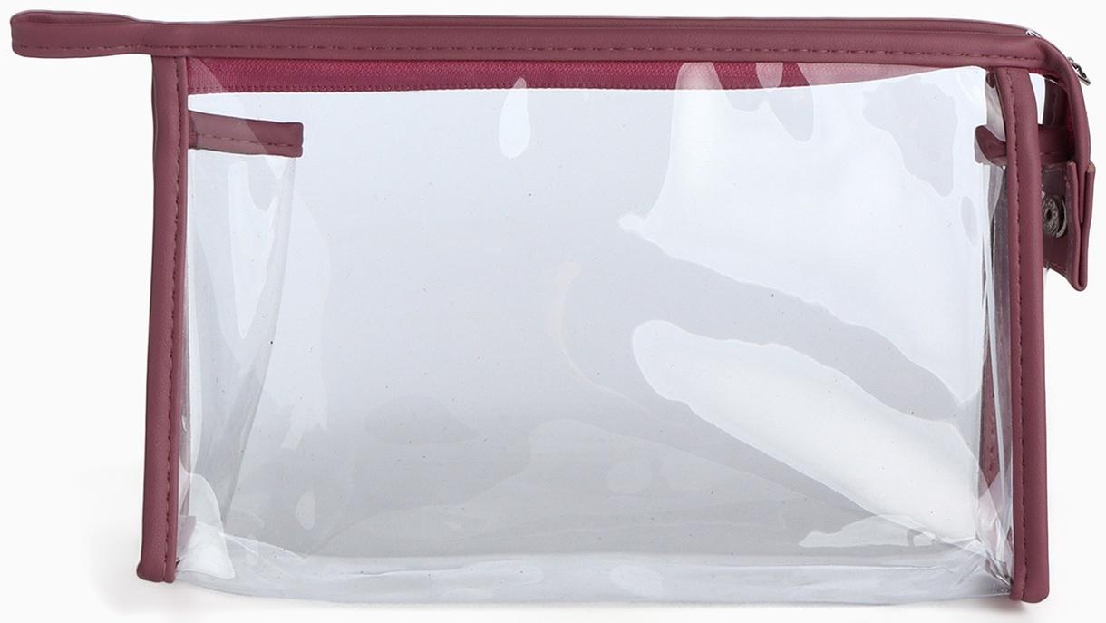 Набор простых косметичек на молниях 2 в 1, пудровый