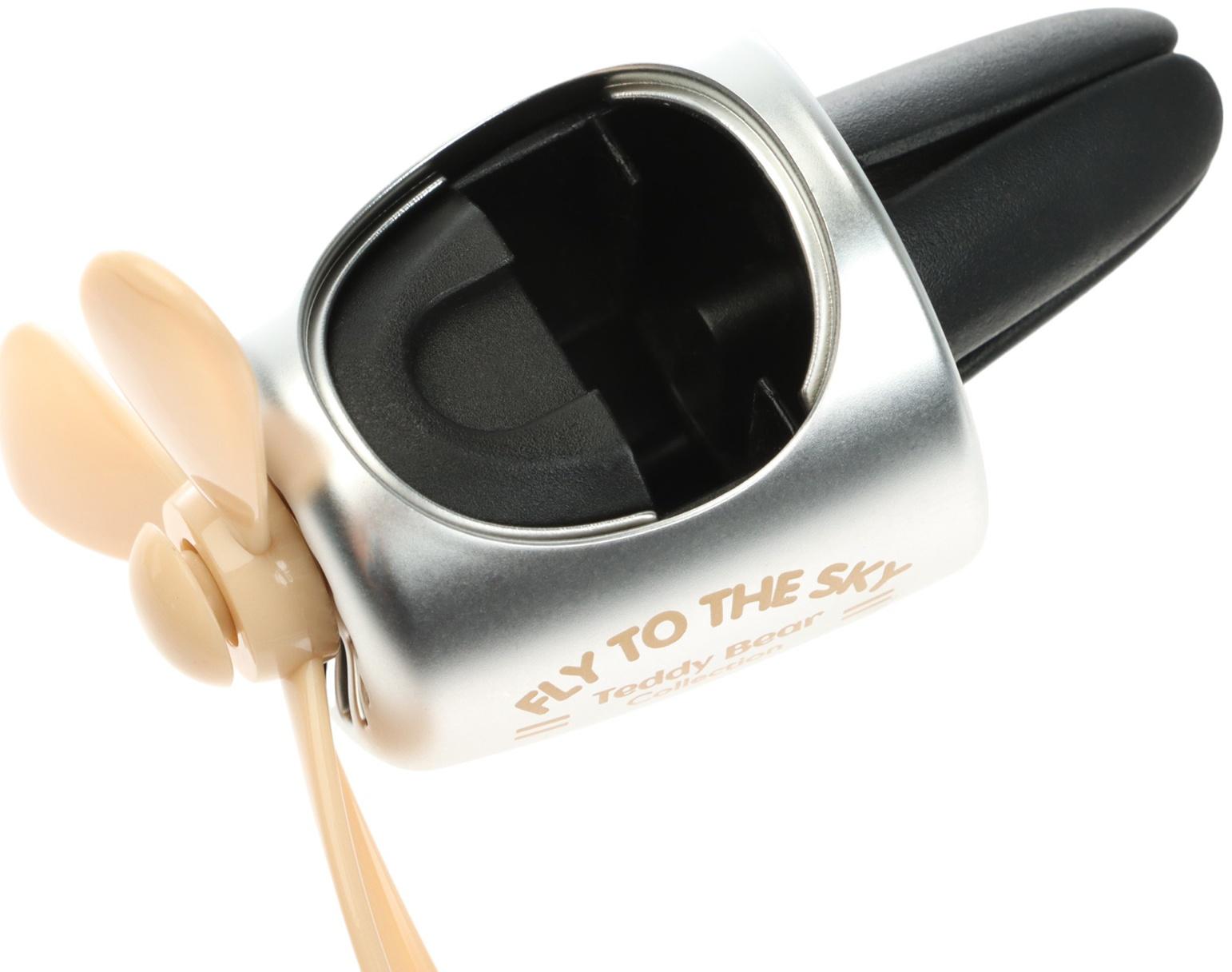 Ароматизатор в воздуховод, Мишка пилот, 2 аромата, бежевый