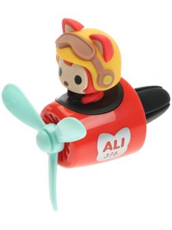 Ароматизатор в воздуховод, Котик пилот, 2 аромата, красный