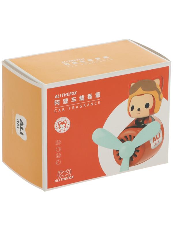 Ароматизатор в воздуховод, Котик пилот, 2 аромата, красный