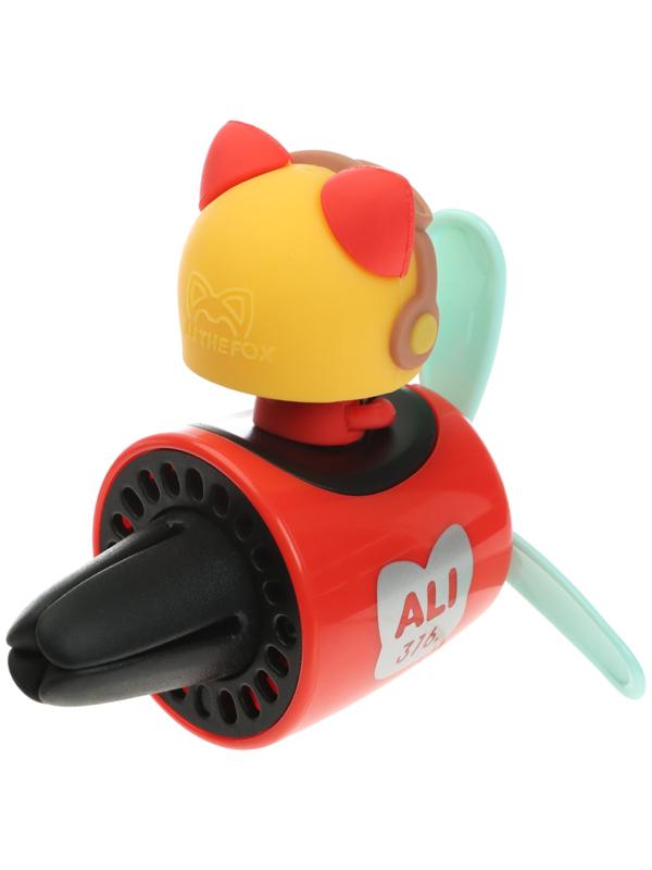 Ароматизатор в воздуховод, Котик пилот, 2 аромата, красный