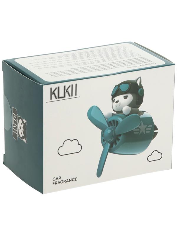 Ароматизатор в воздуховод, Котик пилот, 2 аромата, зеленый, пластик