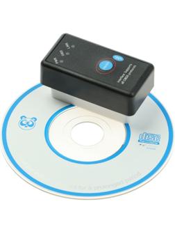 Адаптер для диагностики авто ELM327 OBD 2, Bluetooth, версия 1.5
