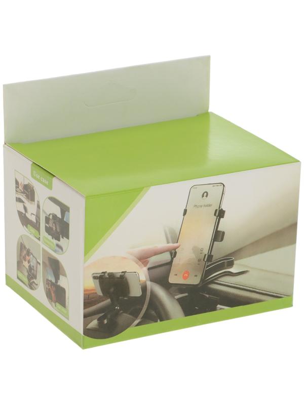 Держатель телефона, раздвижной, 50-90 мм, крепление прищепкой