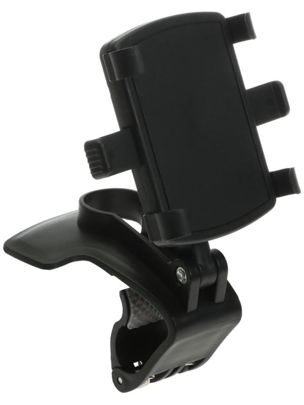 Держатель телефона, раздвижной, 50-90 мм, крепление прищепкой