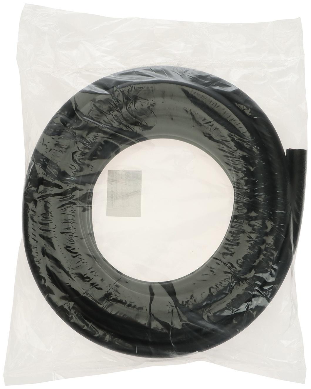 Уплотнитель двери в автомобиль, О-образный, 15×15 мм, самоклеящийся, 5 м, черный