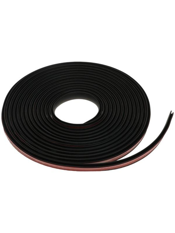 Уплотнитель двери в автомобиль, Y-образный, самоклеящийся, 5 м, черный