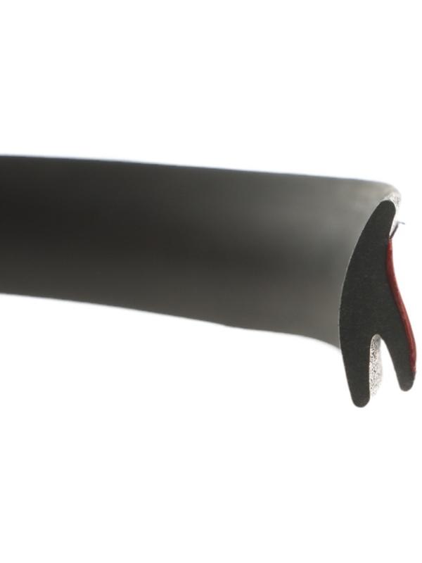 Уплотнитель двери в автомобиль, Y-образный, самоклеящийся, 5 м, черный