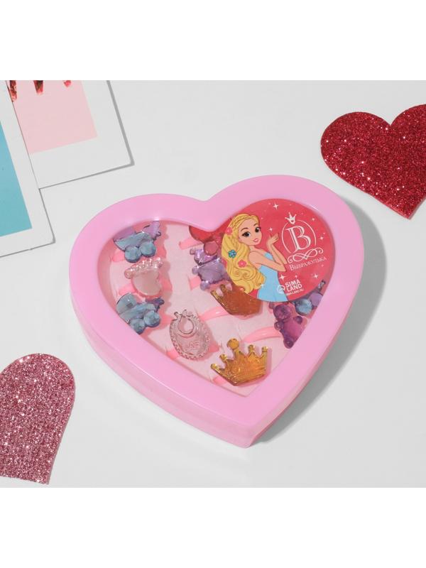 Кольца детские Выбражулька «Воображение», набор 12 шт. форма МИКС, МИКС, безразмерное