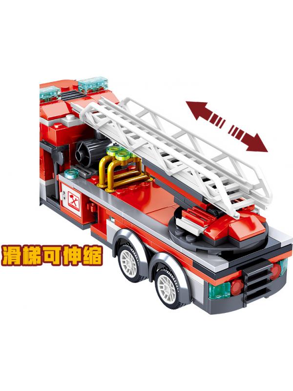 Конструктор Zhe Gao «Пожар на АЗС» QL0220 (City) 463 детали