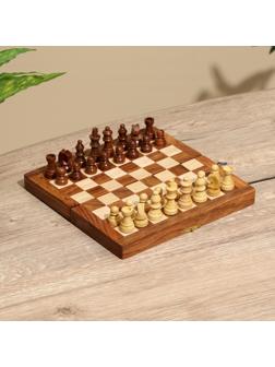 Шахматы 20х20 см, дерево шишам