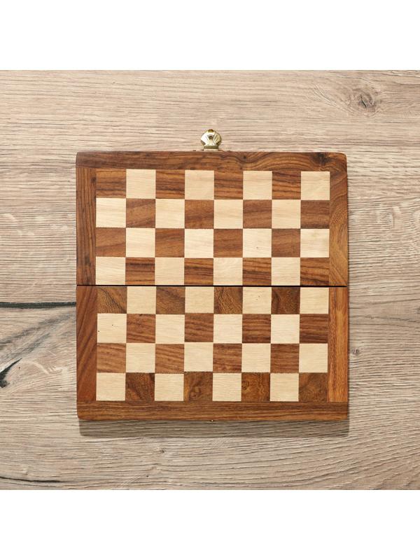 Шахматы 20х20 см, дерево шишам