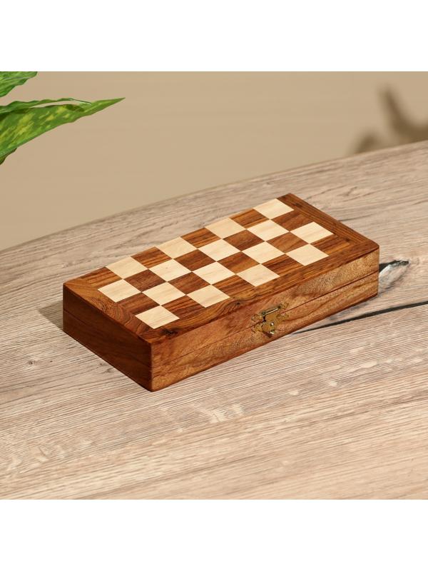 Шахматы 20х20 см, дерево шишам