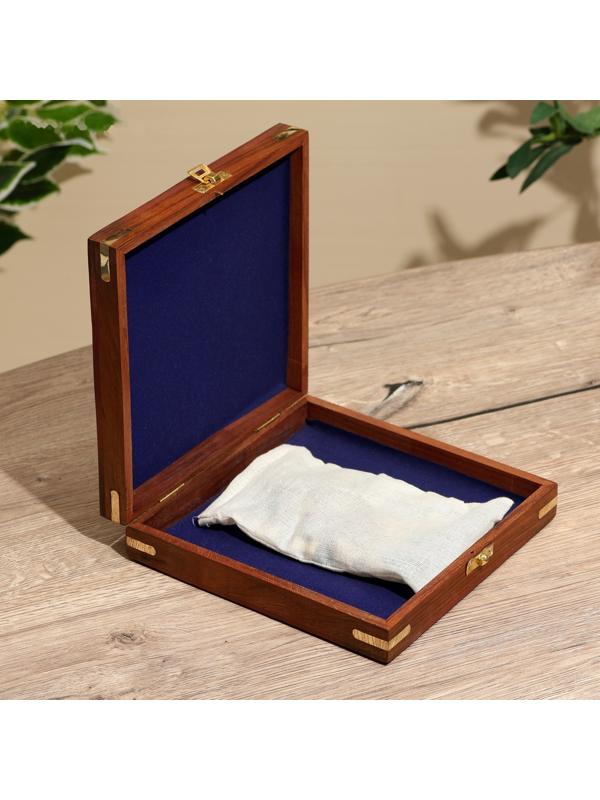 Шахматы складные, доска 20х20 см, дерево шишам