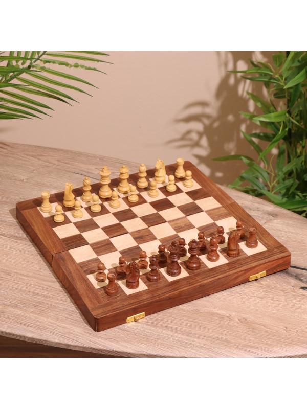 Шахматы турнирные, доска 36х36, дерево шишам