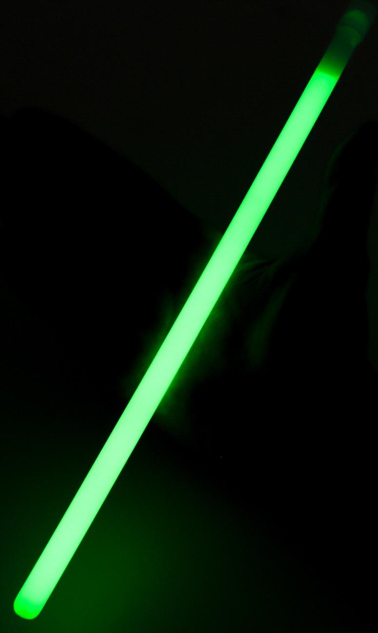 Неоновые светящиеся палочки, 30 см, зеленый