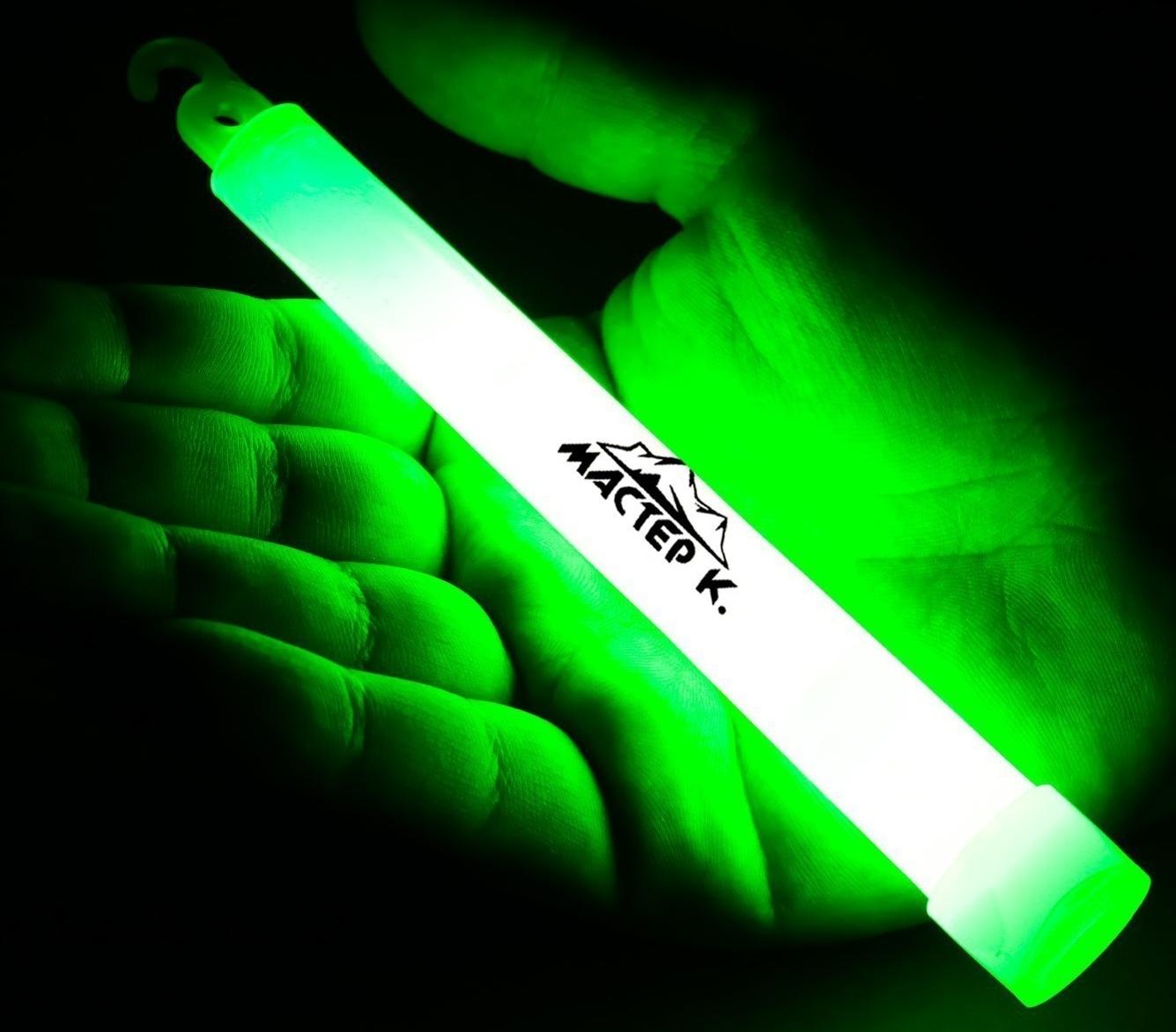 Неоновые светящиеся палочки, набор 3 шт., зеленый, желтый, оранжевый, 15 см