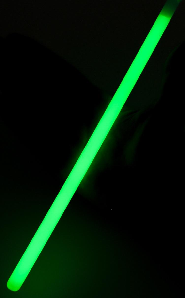 Неоновые светящиеся палочки, набор 3 шт., зеленый, желтый, красный, 30 см