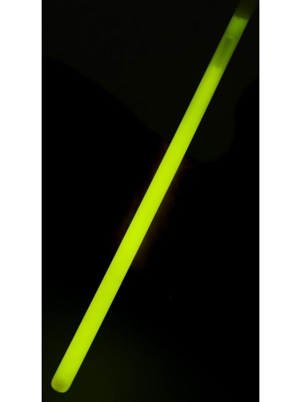 Неоновые светящиеся палочки, набор 3 шт., желтый, 30 см