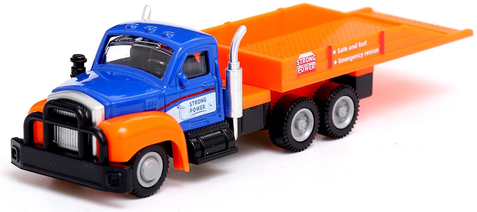 Грузовик металлический «Эвакуатор», с машинкой, цвет МИКС