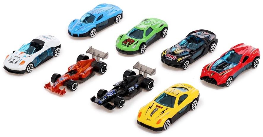 Автотрек «Виражи», в комплекте 8 машинок