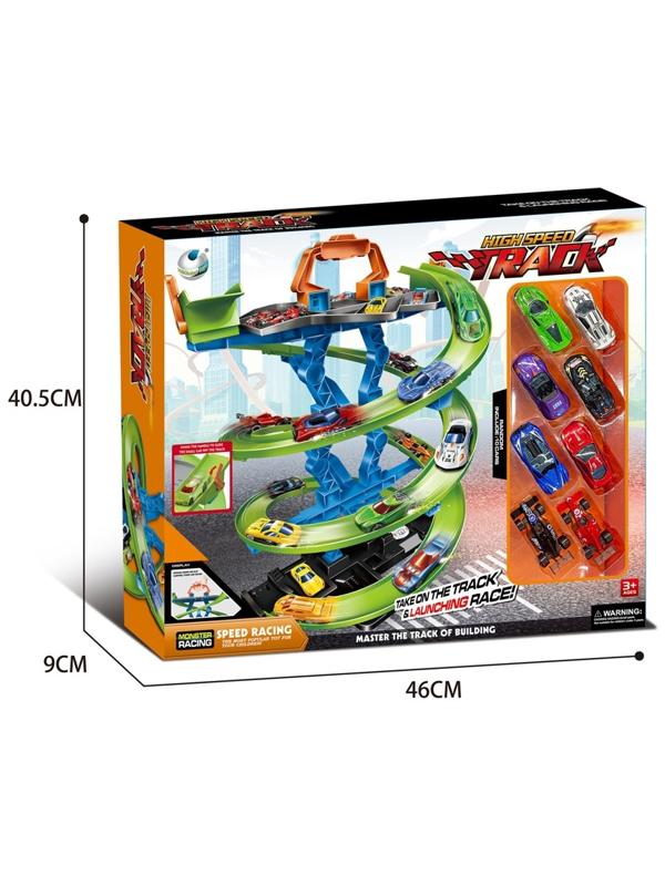 Автотрек «Виражи», в комплекте 8 машинок