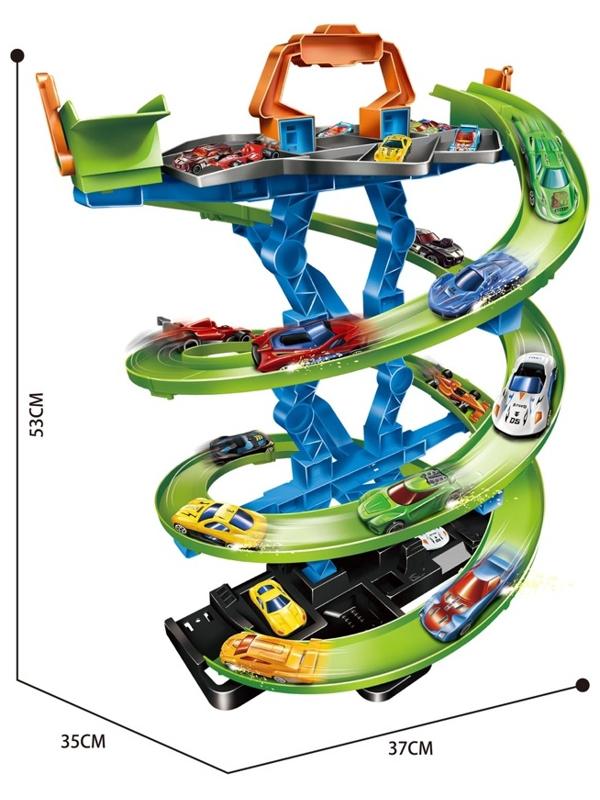 Автотрек «Виражи», в комплекте 8 машинок