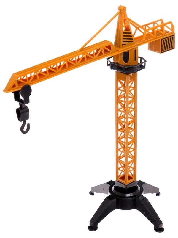 Автотрек «Стройка», с машинкой, краном и фигурками, работает от батареек