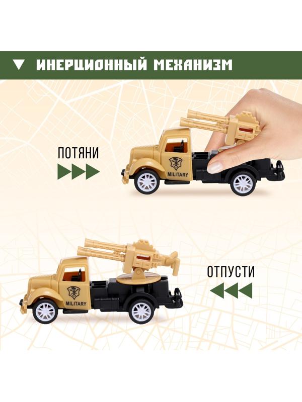 Грузовик «Армия», инерционный, цвет МИКС