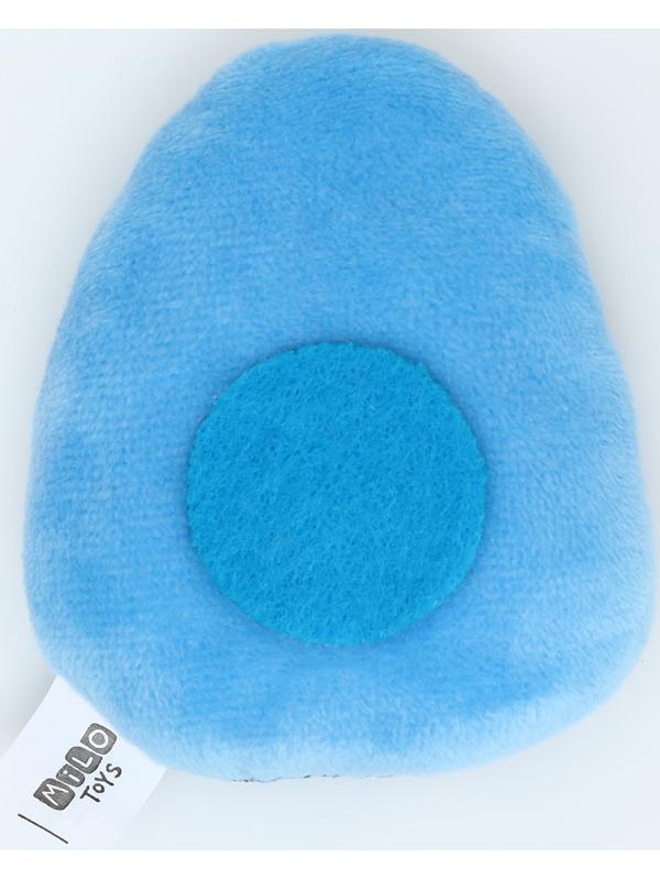 Магнит новогодний мягкий «Змея в яйце», голубая