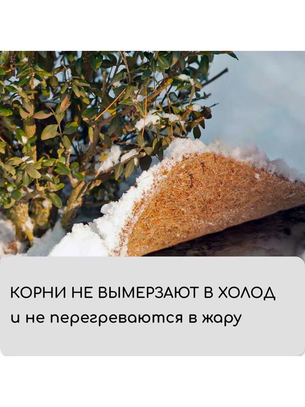 Круг приствольный, d=0.75 м, из кокосового полотна, набор 5 шт., «Мульчаграм»