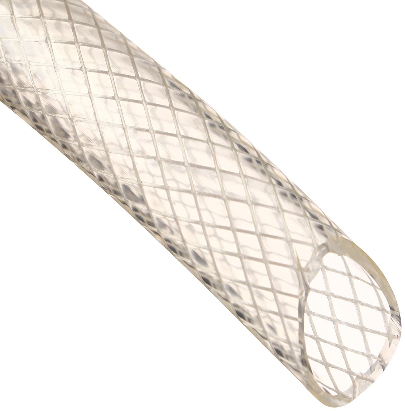 Шланг поливочный, ПВХ, 19 мм, 25 м, армированный, прозрачный