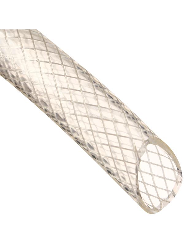 Шланг поливочный, ПВХ, 19 мм, 50 м, армированный, прозрачный