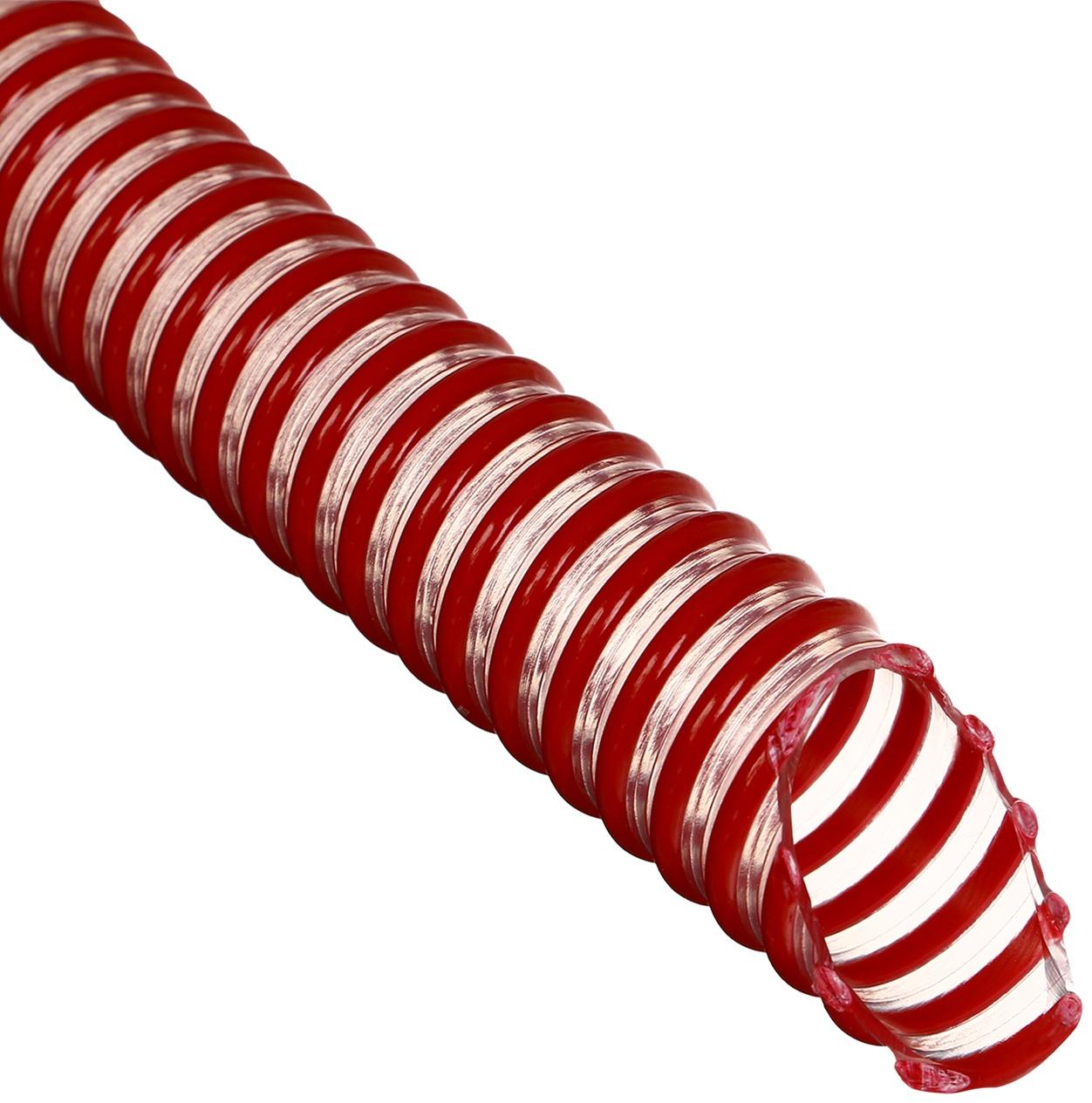 Шланг напорно-всасывающий, ПВХ, со спиралью, 32 мм, 25 м, армированный