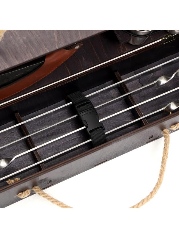 Набор с шампурами подарочный «Орёл», в кейсе