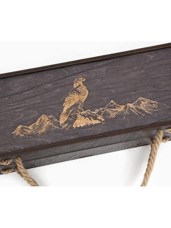 Набор с шампурами подарочный «Орёл», в кейсе