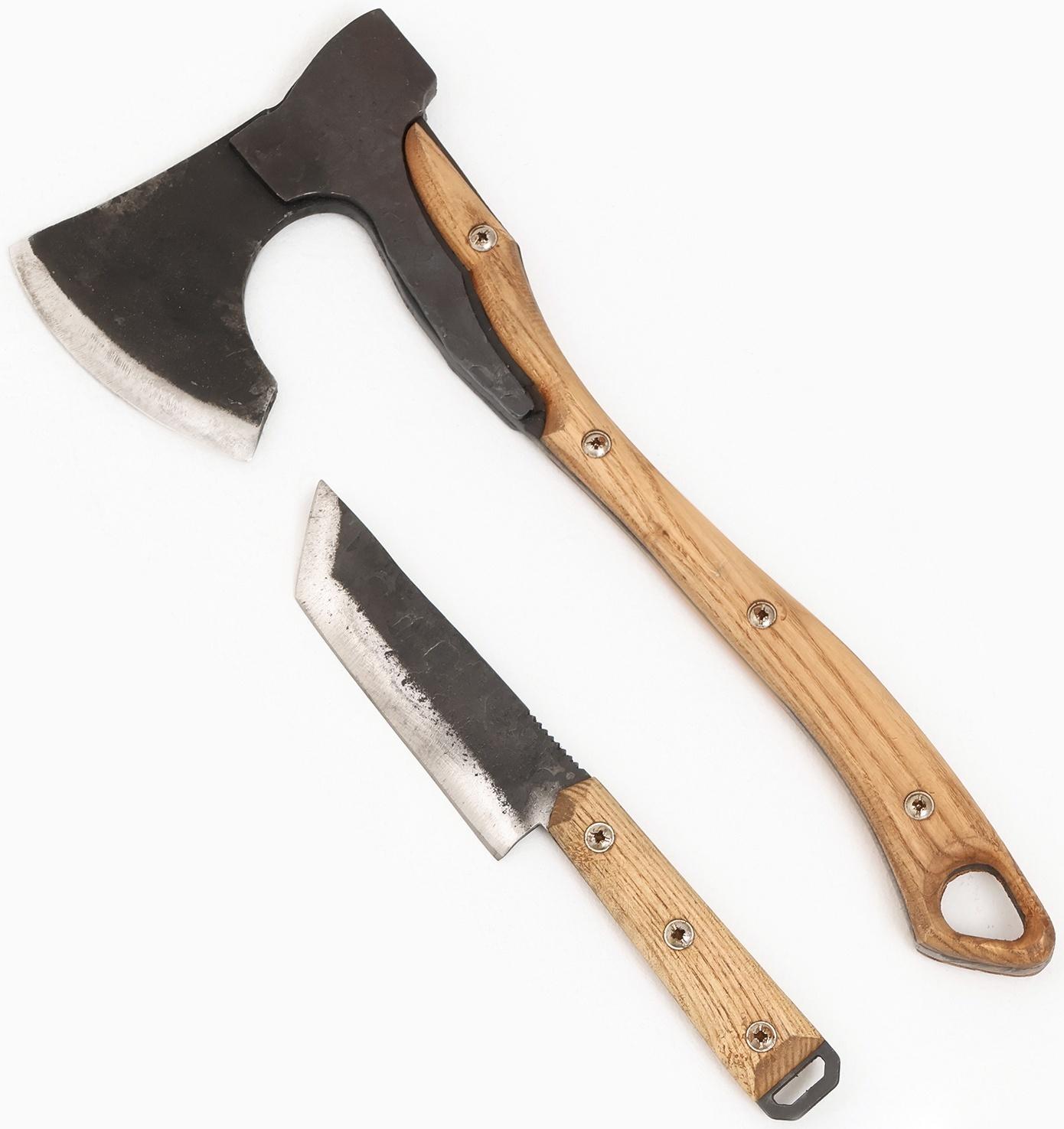 Набор с шампурами подарочный «Орёл», с топором, в кейсе