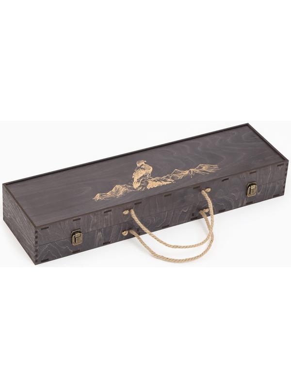 Набор с шампурами подарочный «Орёл», с топором, в кейсе