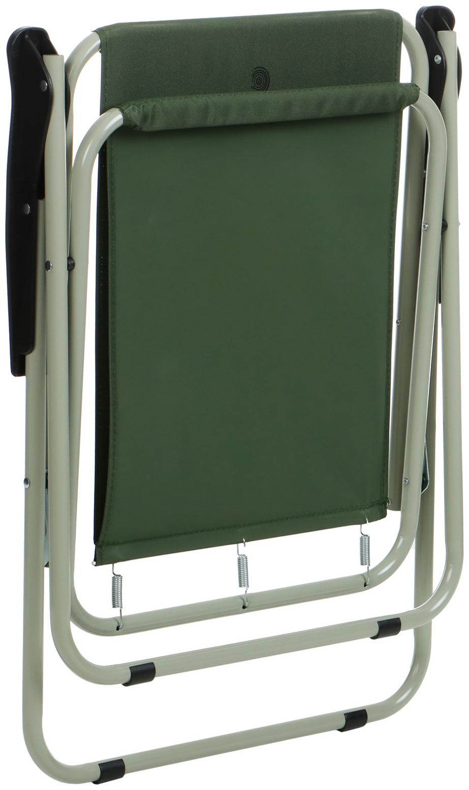 Кресло maclay, складное, 47 х 52 х 75 см, до 100 кг, цвет зелёный