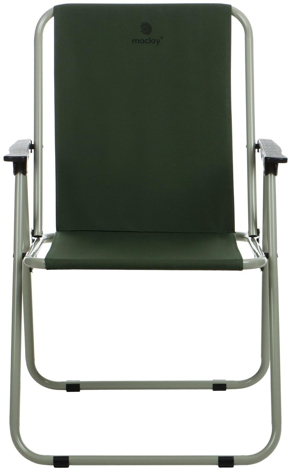 Кресло maclay, складное, 47 х 52 х 75 см, до 100 кг, цвет зелёный