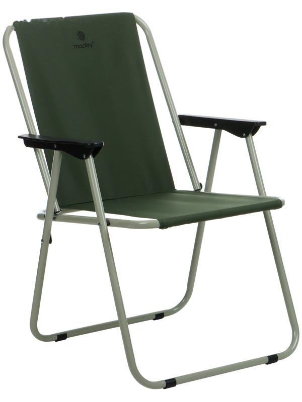 Кресло maclay, складное, 47 х 52 х 75 см, до 100 кг, цвет зелёный